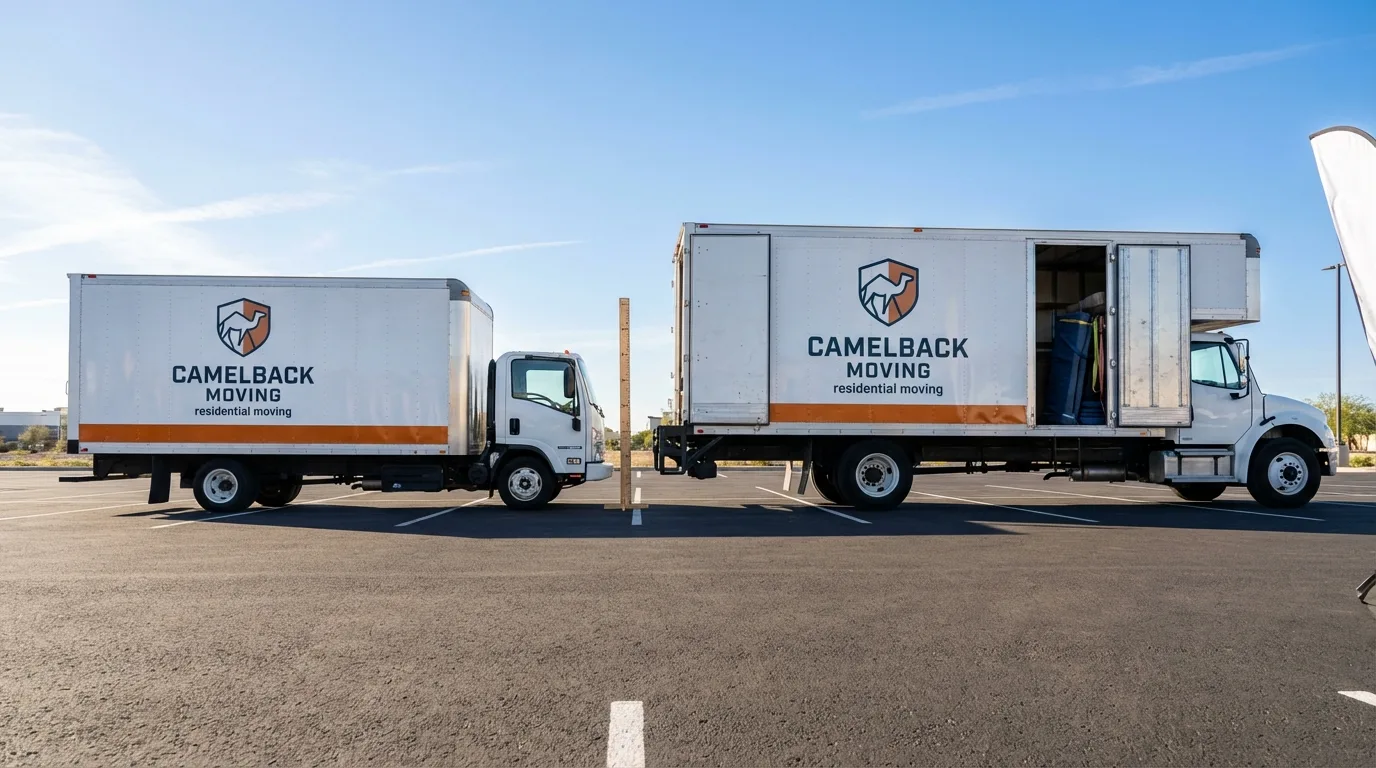 Moving truck size capacity guide in Santa Rosa